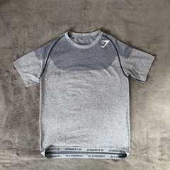 OG Gymshark Phantom Seamless T-Shirt In Blue (David Laid 2016) Size L Excellent Condition
