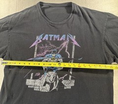 BATMAN DC COMICS Retro Gargoyle 90’s Shirt Mens Sz M Black Lightning Dark Hero
