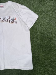 Supreme Apes Tee SS21. Mens Size M White 100% Cotton