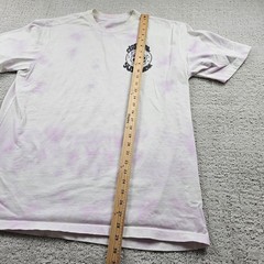 Shirt Mens XL White Purple Tie Dye Cerebral Supernova Skull Back Print