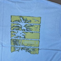 johnnie-O Palm Paradise Graphic SS Shirt Malibu Blue M L XL 2XL Modal Surf NWT |