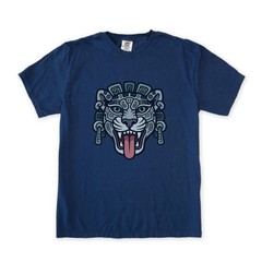 Mayan Jaguar Head T-Shirt | Ancient Tribal Mesoamerican Art | Comfort Colors