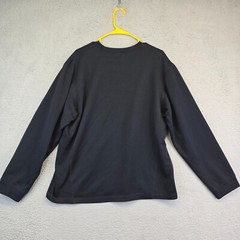 Old Navy Thermal Shirt Mens L Black Crew Neck Long Sleeve Base Layer Warm