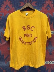 Vintage Soffe 1980 Graphic T Shirt Single Stitch BSC College L 80s