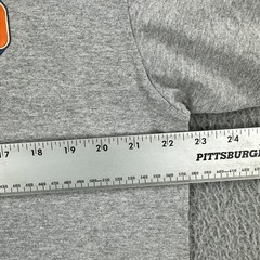 Reebok Adult Size Large Gray Ringer T Shirt NFL Denver Broncos Football Y2K Tee