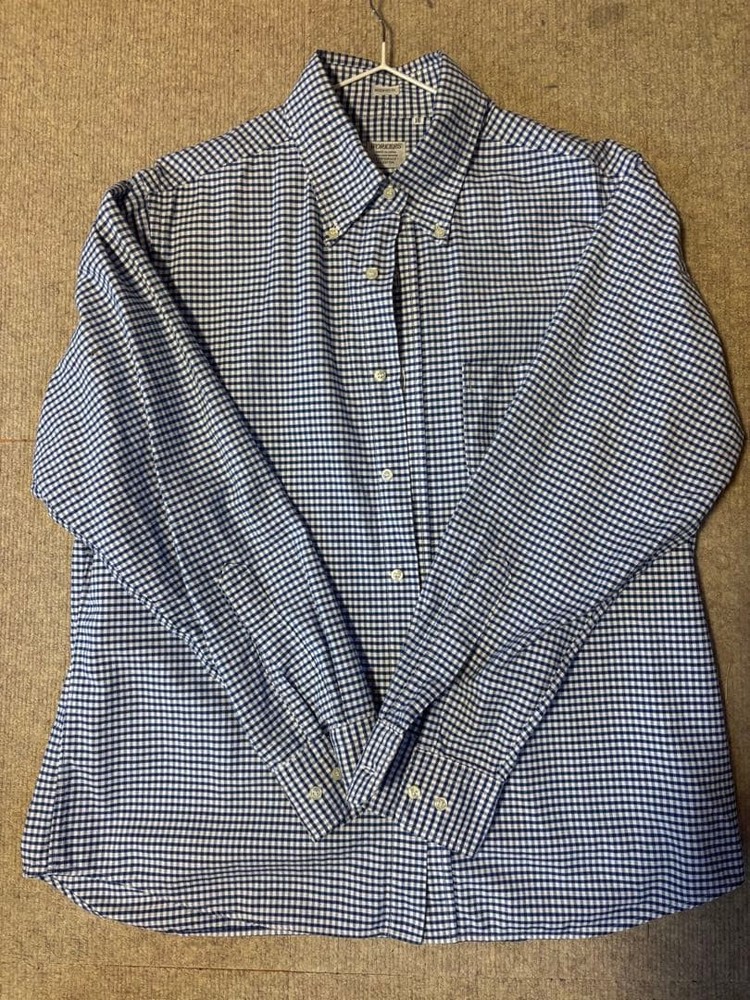 Workers Men Top Classic Button Down 100% Cotton Country Of Origin Japan JPN Limi