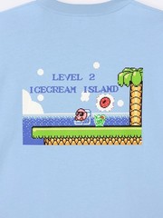 Kirby Nintendo Graphic T-Shirt (Size L) GU Japan