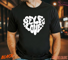Unisex Self Love Retro Heart T shirt Men T shirt Women valanity Romantic