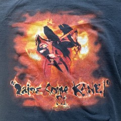 Rare Vintage WWF Kane Raise Some Cain T Shirt LG Titan Sports WWE 1998 1999 USA