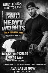 🔥Pro Club Men’s 12-Pack Heavyweight Cotton Short Sleeve Crew Neck T-ShirT 🔥
