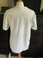 Lacoste white men’s tshirt w logo patch 100% cotton Size 6/XL