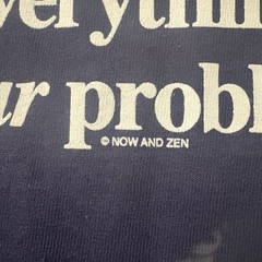 Now and Zen 2XL Dk Blue Shirt Let Me Drop Everything 100% Cotton Preshrunk w Tag