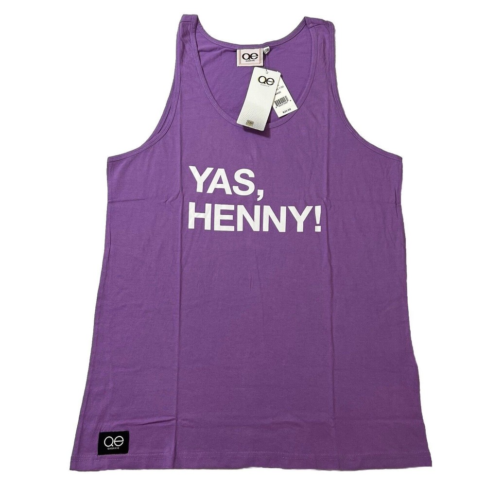 Queer Eye Yas, Henny Purple Tank Top 2XL T-Shirt New With Tags Unisex Pride NWT