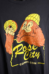 Y2K Portland Oregon Rose City Comic Con T-Shirt District Made 2XL