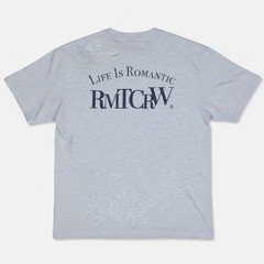 Romantic Crown Life Is Romantic Korean Streetwear Men’s Small T-Shirt Light Gray