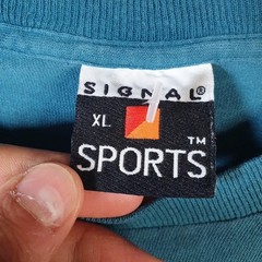 Vintage Signal Sports Traverse City USA 90s Single Stitch T-Shirt Men’s XL Blue