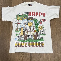 Signal Sports Size M 1995 Vintage Happy Homeowner Funny T Shirt