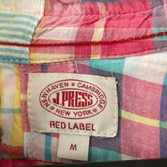 J.PRESS RED LABEL & BASE CONTROL Short Sleeve Shirt Set, Size M