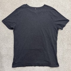 PRETTY GREEN Men’s Charcoal/Marl Grey Cotton T-Shirt Embroidered Logo Top XXL
