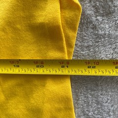 A Bathing Ape BAPE One Point Shark Face PONR Yellow T-Shirt Mens XL