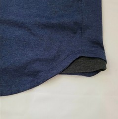 Murano Luxury Soft Touch Slim Fit Men’s Size XL Solid Blue Cotton T-Shirt