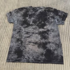 Hype T-Shirt Mens XL Black Tie Dye Graphic Street Wear Short Sleeve Skate Grunge