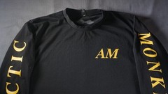 Arctic Monkeys AM Shirt Mens XL Black Long Sleeve British Rock Band Tee Tour