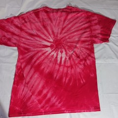 Red Spiral Tie Dye T-shirt Adult Large 100% Heavy Cotton Hippie 70’s New