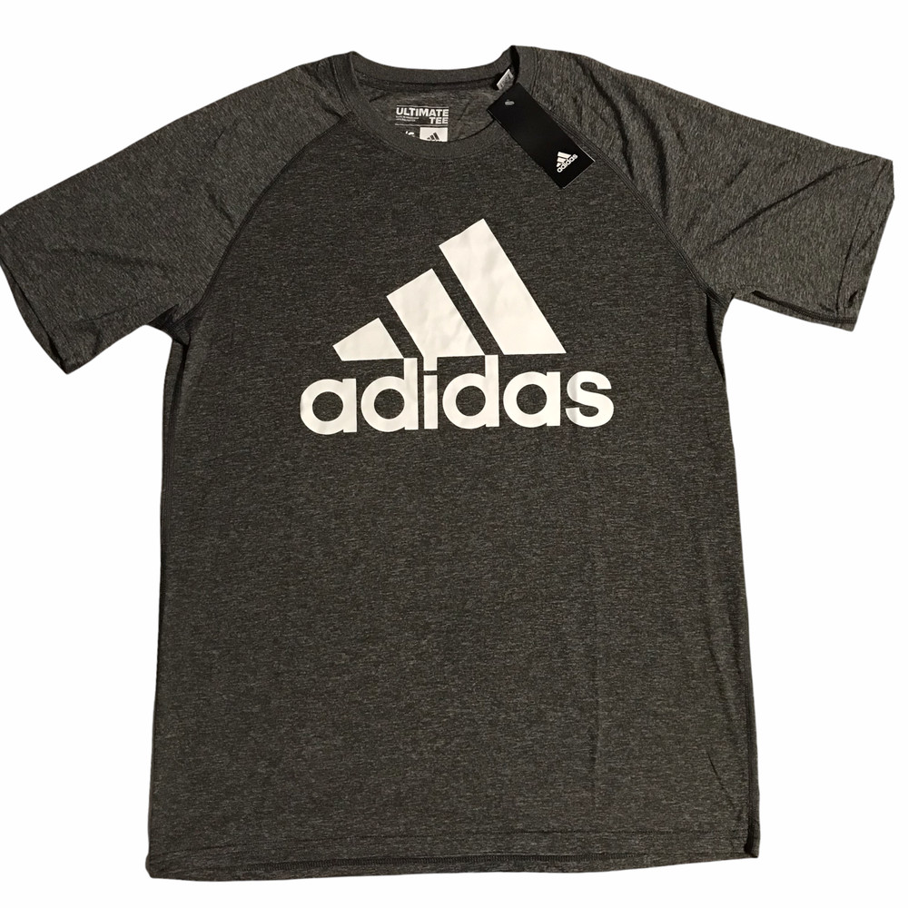 Adidas Men’s Ultimate Graphic T-Shirt Size M-XL Black Navy Blue White Gray