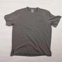 Lot Of 2 Duluth Trading Gray/Red Coolmax Short Sleeve T-shirt Size Large