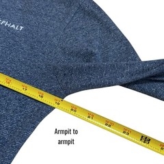 Asphalt Yacht Club Blue White Micro Stripe Long Sleeve Preppy Chic Nautical M