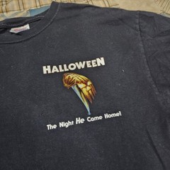 Vintage Halloween Michael Myers Large T-Shirt Rare Grail Movie Promo