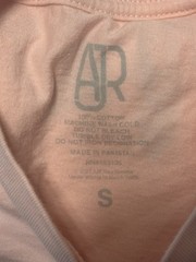 AJR The Maybe Man Tour 2024 Band T Shirt Adult S Concert Merch Graphic Pink Tee
