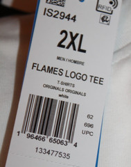 NEW MEN’S ADIDAS ORIGINALS TREFOIL FIRE LOGO TEE SHIRT ~SIZE 2XL #IS2944