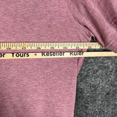 Public Rec Shirt Mens M Pink Henley Short Sleeve Button Stretch Cotton Lyocell