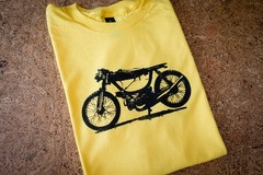 Vintage Puch Magnum Cafe Racer Moped T-Shirt, Retro Motorcycle Maxi Honda Bike