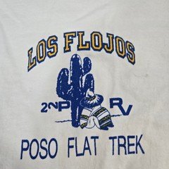 Vintage 90s Flojos Surf T Shirt XXL White Hey DickWeed Poso Flat Trek Hanes