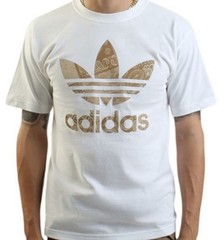 NEW MENS ADIDAS ORIGINALS PAISLEY TREFOIL TEE SHIRT ~SIZE 2XL #JW4204
