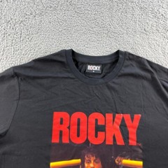NEW Rocky T Shirt Mens Medium Black Graphic Tee Topman Sylvester Stallone Boxing