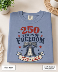 America 250th Anniversary Liberty Bell Comfort Colors Shirt