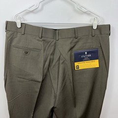 NWT Stafford Men’s 42 x 30 Classic Fit Flat Front Year Round Trouser Pants $70