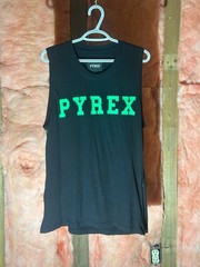 Virgil Abloh’s Pyrex Vision Black and Green Neon Shirt Size L