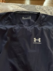 Under Armour Men’s Regular Size XL Black HeatGear Compression Sleeveless Shirt