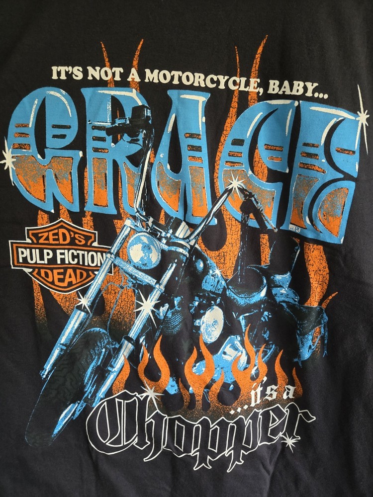 Studiohouse Designs Pulp Fiction Long Sleeve Shirt Harley Davidson Choppers 2XL