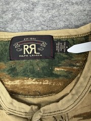 Double RL RRL Shirt Mens M Henley Sportsman Wetland Print Long Sleeve Rare