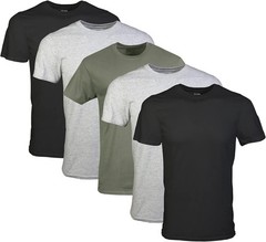 Gildan Mens Crew T-Shirts Multipack Style G1100 100% Cotton Plain Tee Size Large