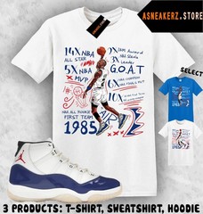 Shirt To Match AJ 11 Rare Air 2025 Sneaker Matching Tee MJ 23 Accolades T-Shirt
