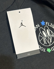 Nike Jordan Flight World Tour Tee Black Womens 1X $45 MSRP