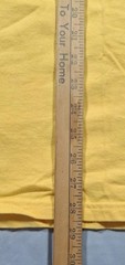2 PLUMA Heavyweight Cotton Blank T-shirts Canary Yellow Vintage Tagless Size 2XL