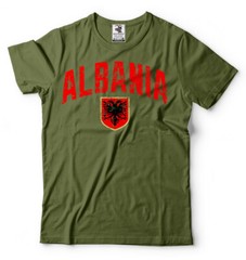 Albania T-shirt Mens Shirt Albanian eagle Shirt shqiponja Shqipëri Tee Shirt Tee